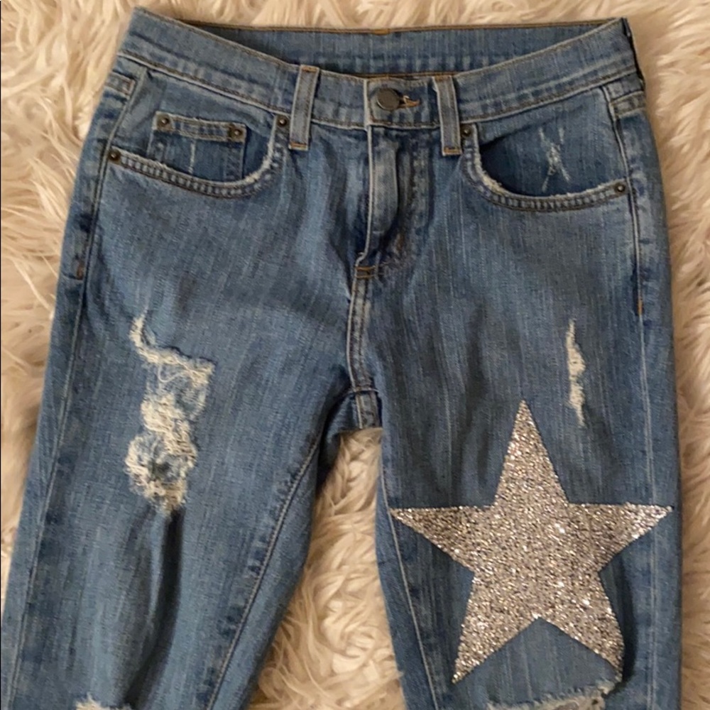 NWOT STAR RHINESTONE CARMAR DENIM JEANS